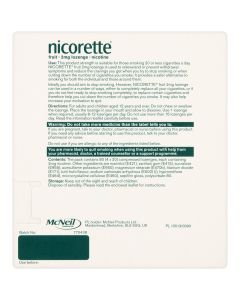 Nicorette Fruit 2mg Lozenge 4 x 20