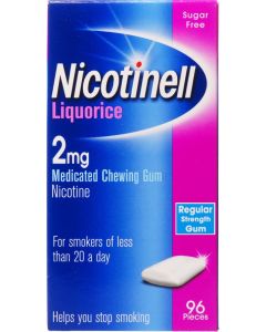 Nicotinell Gum Liquorice 2mg 96