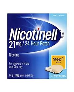 Nicotinell 21mg/24 Hour Patch Step 1 Patch TTS 30 x 21