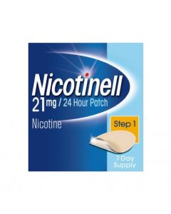 Nicotinell 21mg/24 Hour Patch Step 1 Patch TTS 30 x 7