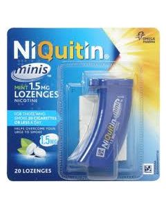Niquitin Minis Lozenges, Mint 1.5mg 20