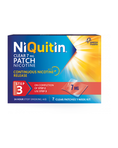 NiQuitin CQ 24 Hour Clear Patches - Step 3 7mg x 7 