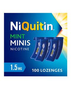 Niquitin Minis Lozenges, Mint 1.5mg 100