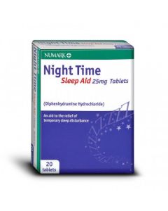 Numark Night Time Sleep Aid 25mg 20 Tablets