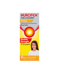 Nurofen For Children 7-12  Orange Syrup 100ml