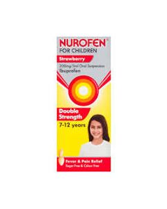 Nurofen For Children 7-12 Strawberry Syrup 100ml