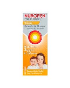 Nurofen For Children Orange Syrup 100ml