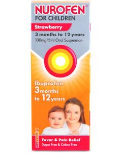 Nurofen For Children Strawberry Syrup 100ml