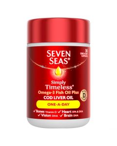 Seven Seas Simply Timeless Cod Liver Oil One-a-Day