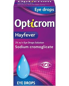 Opticrom Hayfever Eye Drops 10ml