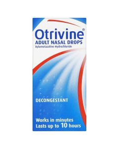 Otrivine Adult Nasal Drops 10ml