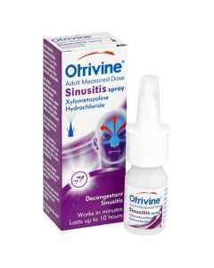 Otrivine Sinusitis Nasal Spray Measured Dose 10ml