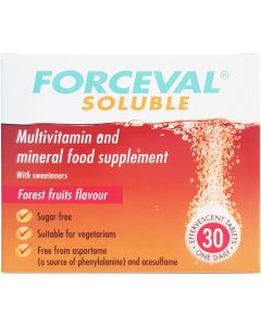 Forceval Soluble Adult Effervescent Tablets Pack of 30