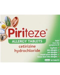 Piriteze Allergy Tablets One-a-day 30