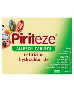 Piriteze Allergy Tablets One-a-day 7 
