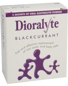 Dioralyte Supplement Sachets Blackcurrant 6 Blackcurrant