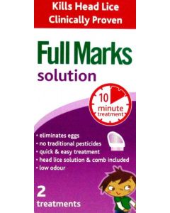 Full Marks Solution With Comb 100ml