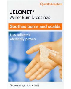 Jelonet Paraffin Gauze Dressing Consumer/otc Pack 5cm X 5cm 5 Consumer/otc Pack