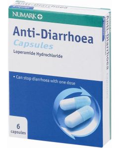 Numark Anti-diarrhoea Capsules 6 