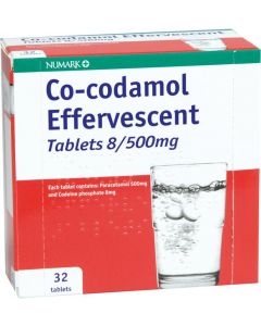 Numark Co-codamol Effervescent Tablets 32 