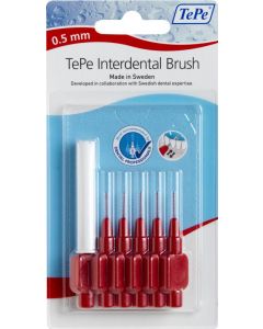 Tepe Interdental Brushes Red 0.5mm 6 Red