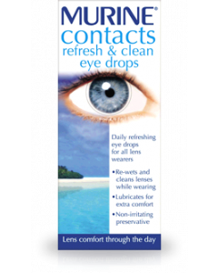 Murine Contacts Refresh & Clean Eye Drops 15ml