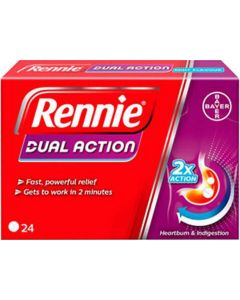 Rennie Dual Action Tablets 24