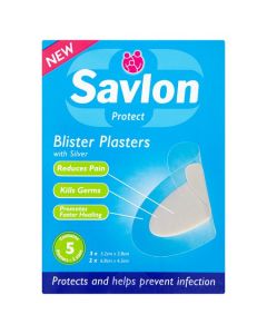 Savlon Blister Plasters Silver 5