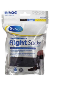 Scholl Cotton Feel Flight Socks (Sizes 9.5-12)