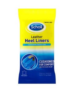 Scholl Hidden Comfort Leather Heel Liners One Pair
