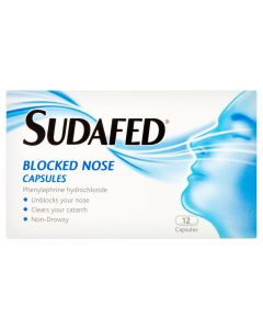 Sudafed Blocked Nose Capsules 12