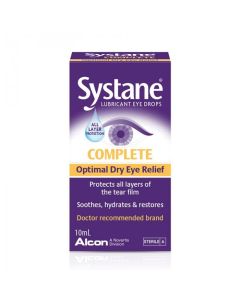 Systane Complete Lubricating Eye Drops for dry eyes 10ml