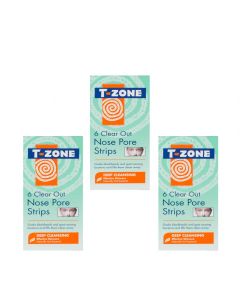 Triple pack T-Zone Clear Out Nose Strips 6