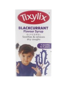 Tixylix Blackcurrant Syrup 100ml