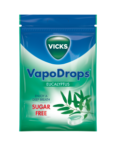 Vicks Vapodrops Sugar-Free Eucalyptus – 72g