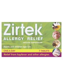 Zirtek Allergy Tablets 7 