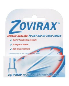 Zovirax Pump Cold Sore Cream 2g